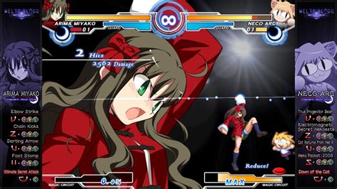 Melty Blood: Actress Again Current Code - Dive into an Anime Fighter Filled with Vampiric Mayhem and Blazing Combos!